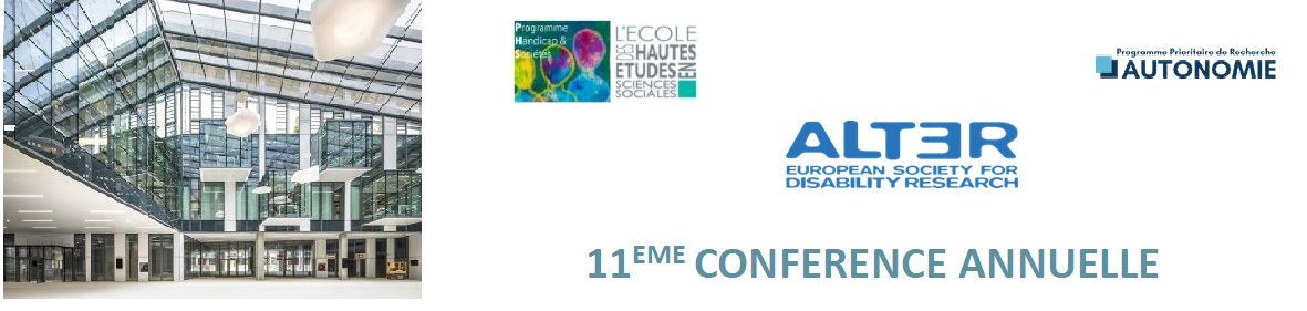 11e conférence annuelle d'ALTER, Société Européenne de Recherche sur le  Handicap